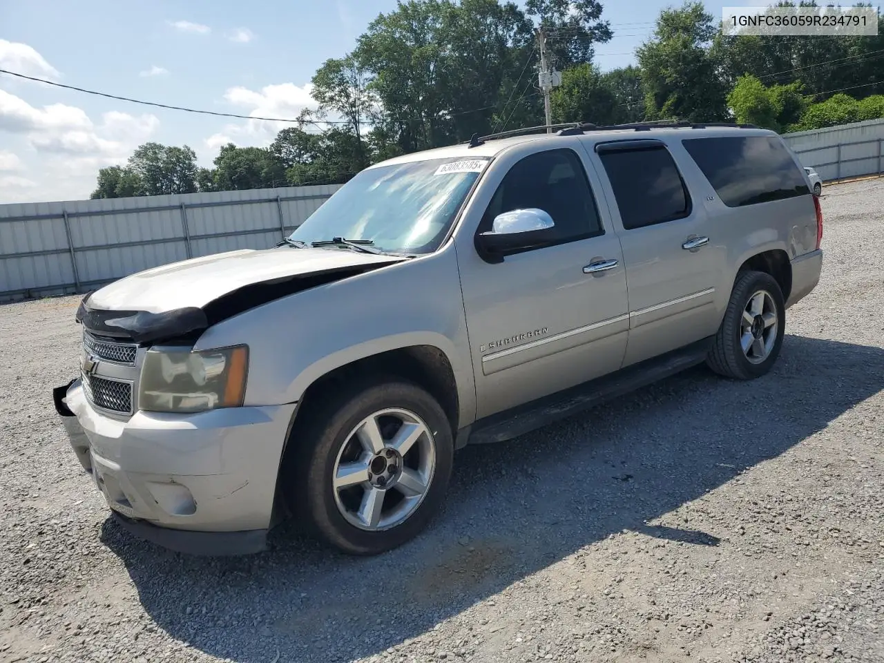 2009 Chevrolet Suburban C1500 Ltz VIN: 1GNFC36059R234791 Lot: 63083585