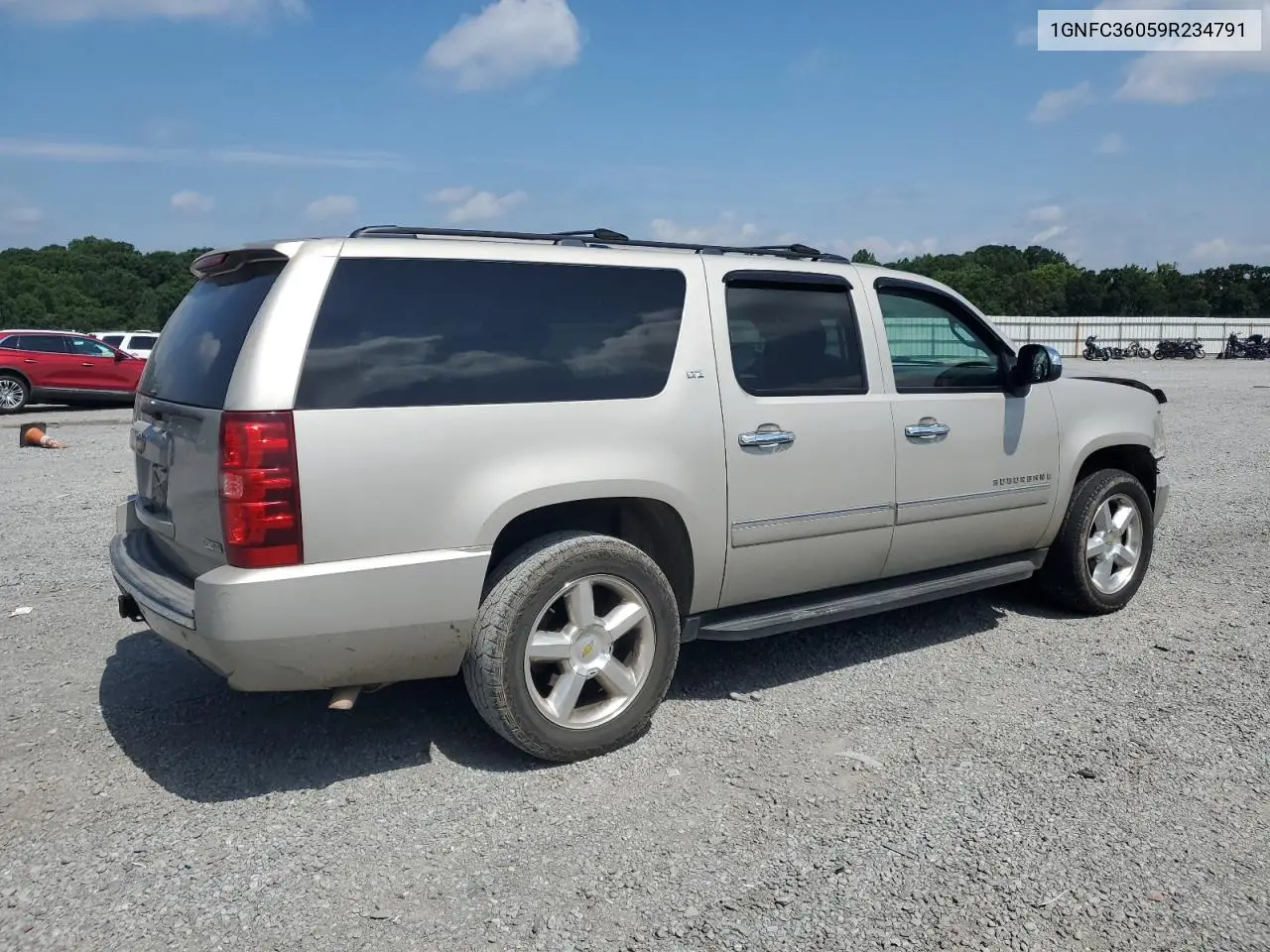 2009 Chevrolet Suburban C1500 Ltz VIN: 1GNFC36059R234791 Lot: 63083585