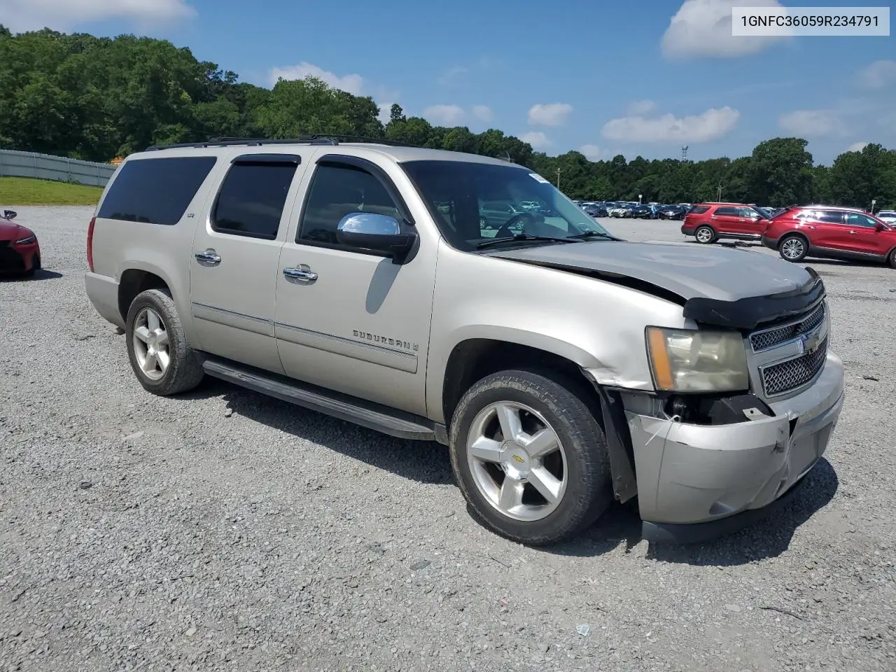 2009 Chevrolet Suburban C1500 Ltz VIN: 1GNFC36059R234791 Lot: 63083585