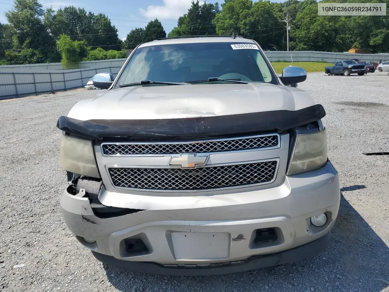 2009 Chevrolet Suburban C1500 Ltz VIN: 1GNFC36059R234791 Lot: 63083585