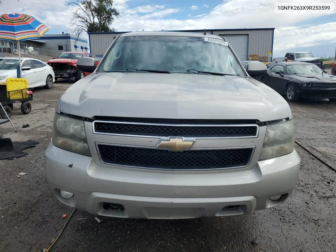 2009 Chevrolet Suburban K1500 Lt VIN: 1GNFK263X9R253599 Lot: 63340985
