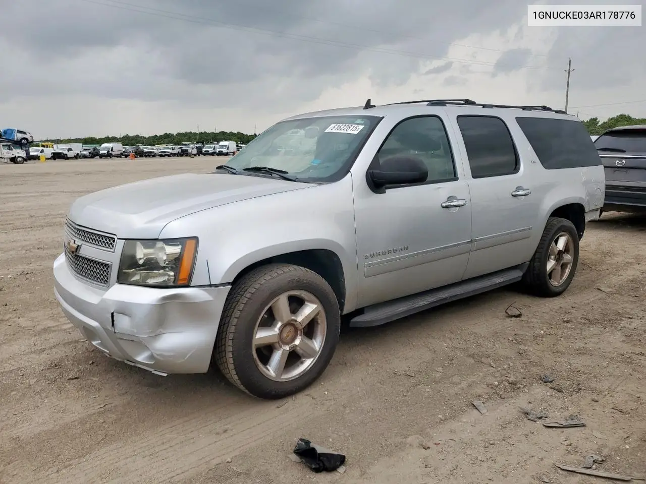 2010 Chevrolet Suburban C1500 Ltz VIN: 1GNUCKE03AR178776 Lot: 61622815