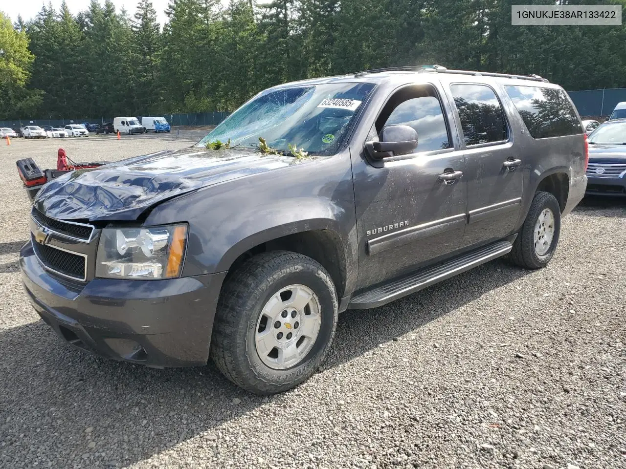 2010 Chevrolet Suburban K1500 Lt VIN: 1GNUKJE38AR133422 Lot: 63240585