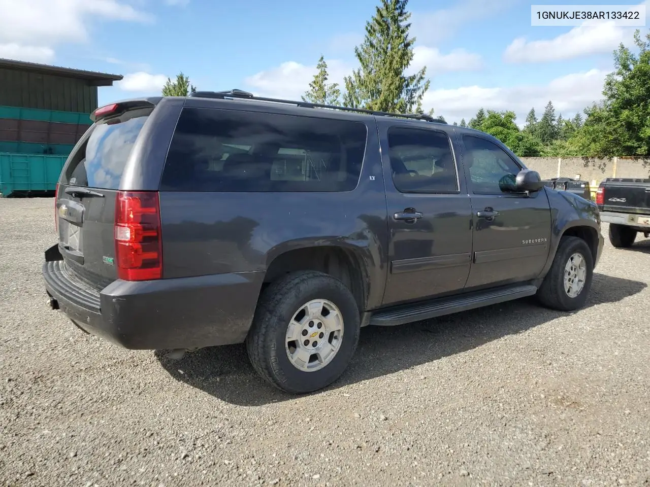 2010 Chevrolet Suburban K1500 Lt VIN: 1GNUKJE38AR133422 Lot: 63240585