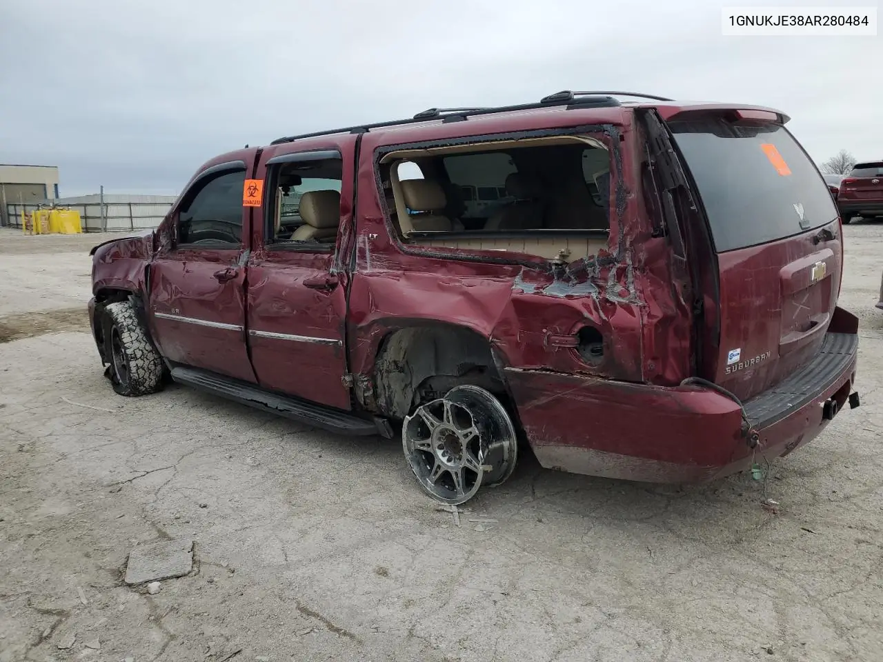 2010 Chevrolet Suburban K1500 Lt VIN: 1GNUKJE38AR280484 Lot: 81628454
