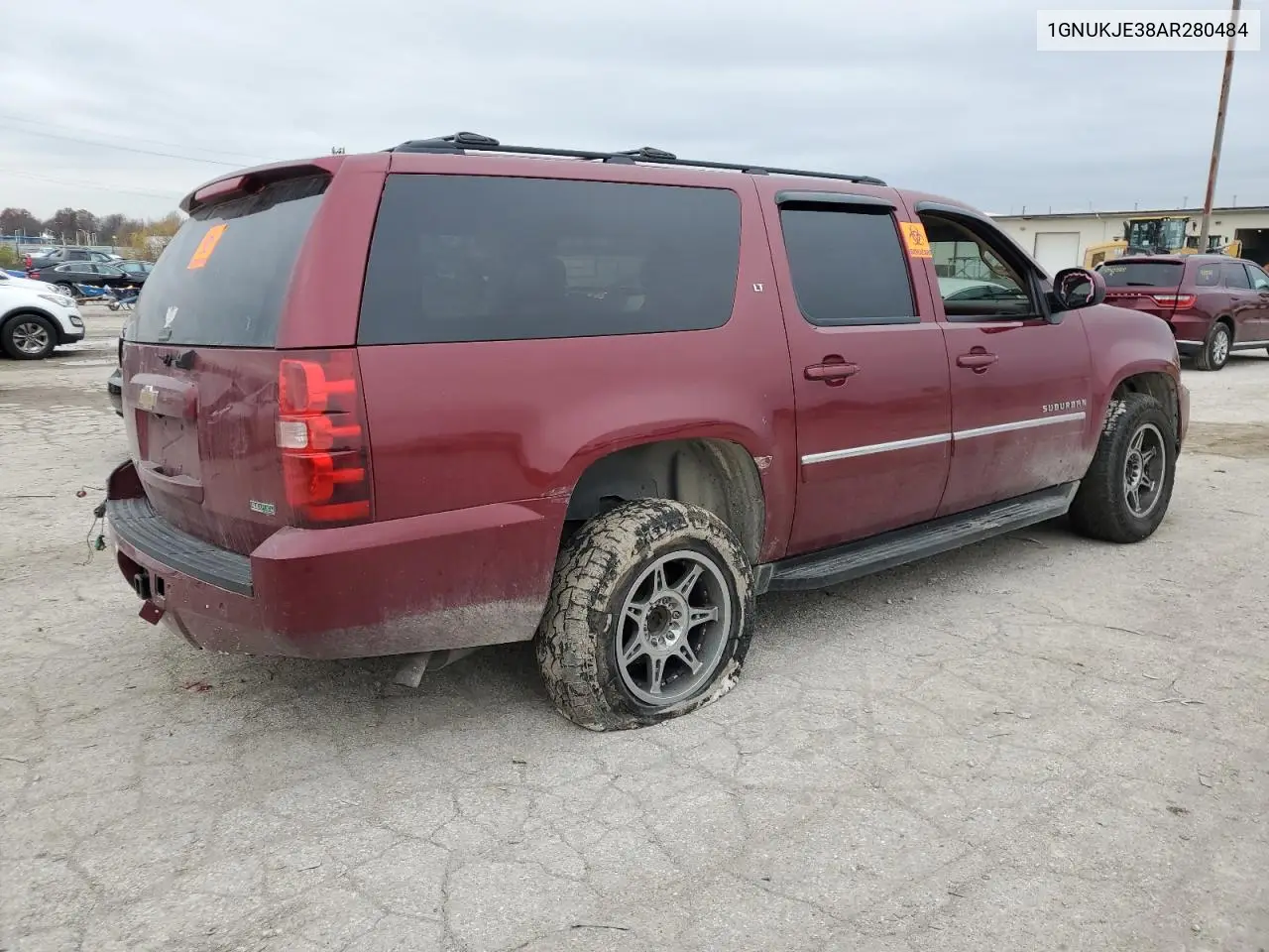 2010 Chevrolet Suburban K1500 Lt VIN: 1GNUKJE38AR280484 Lot: 81628454