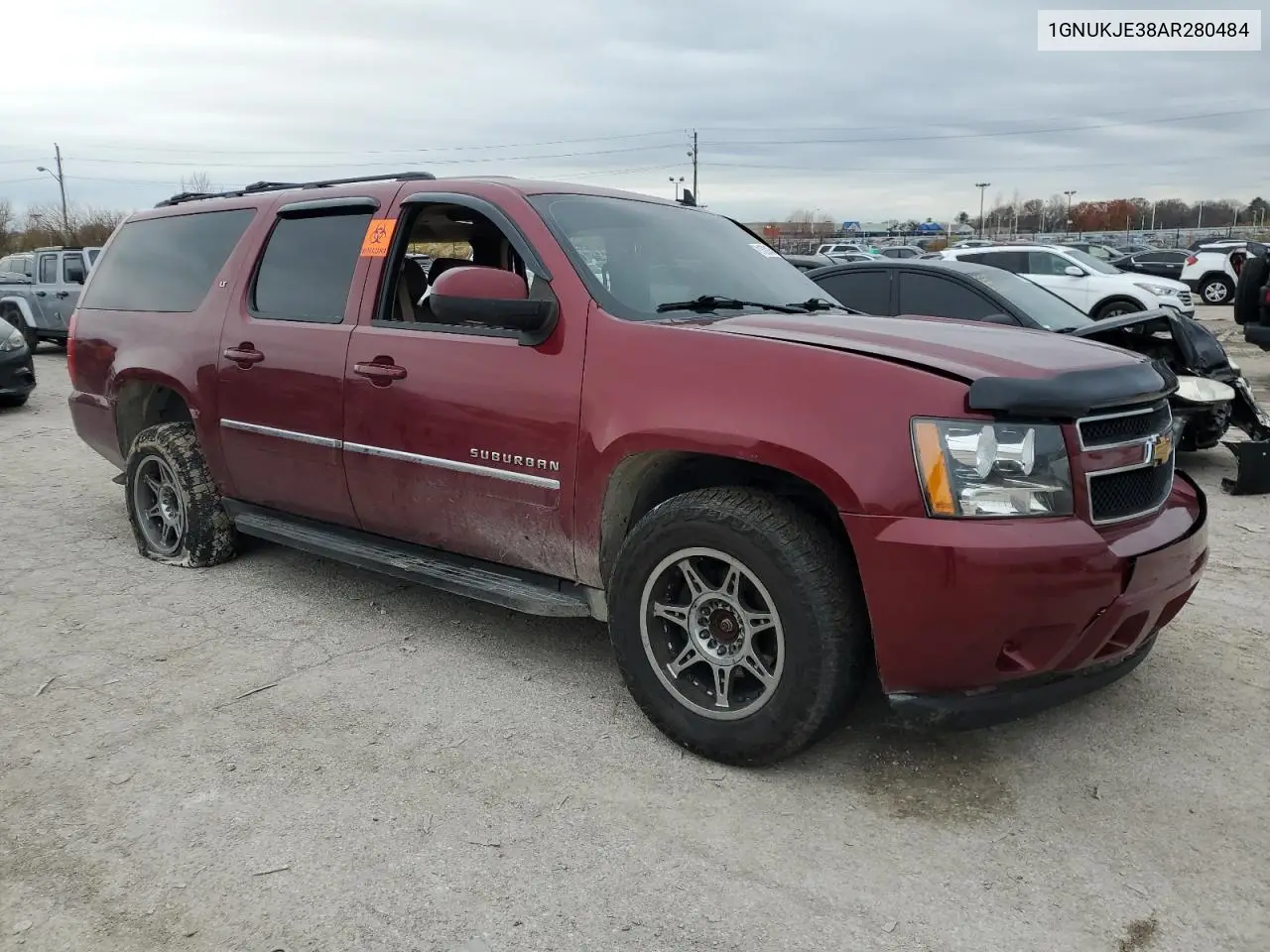 2010 Chevrolet Suburban K1500 Lt VIN: 1GNUKJE38AR280484 Lot: 81628454