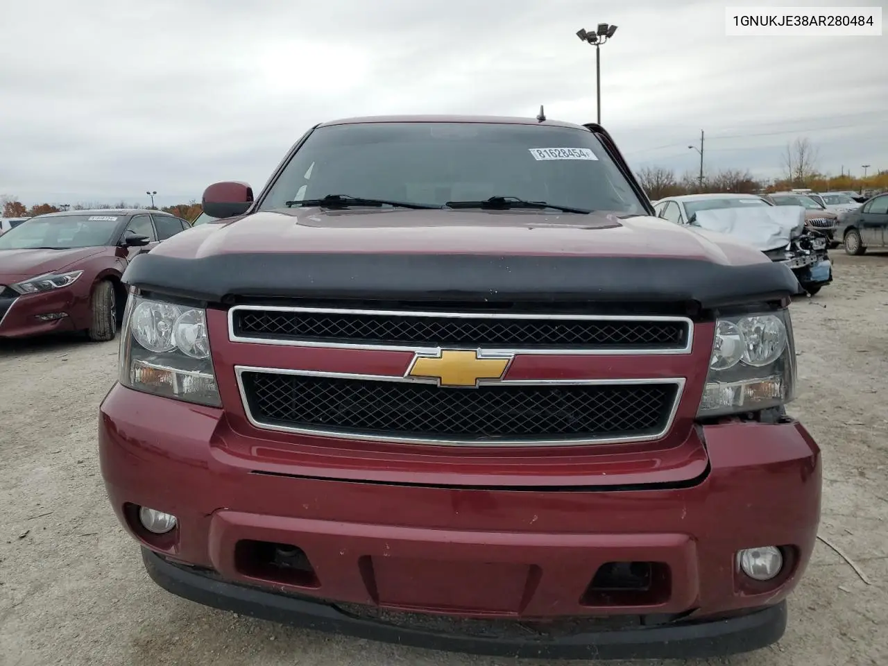 2010 Chevrolet Suburban K1500 Lt VIN: 1GNUKJE38AR280484 Lot: 81628454