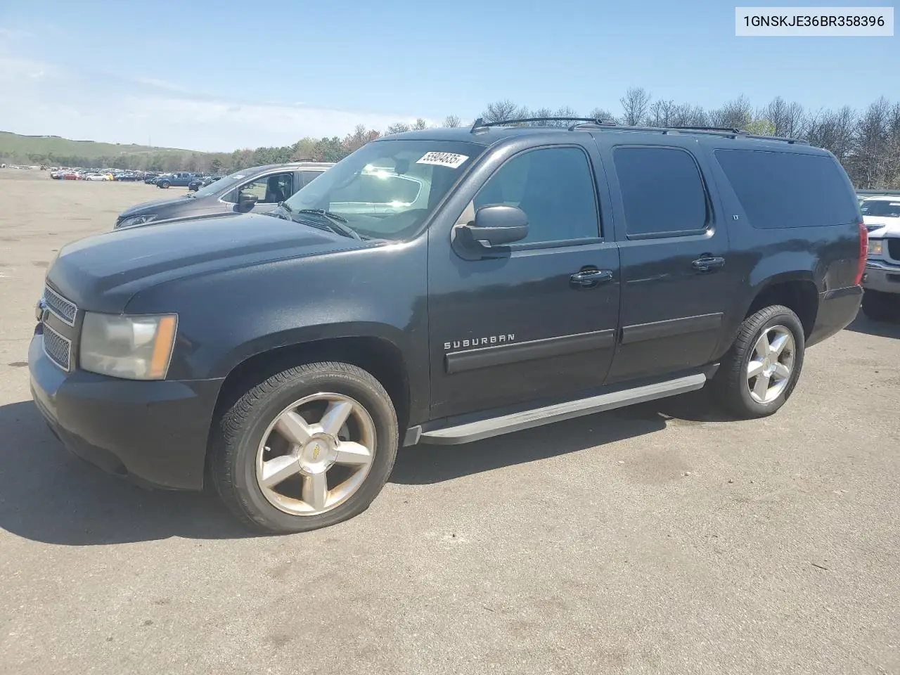 2011 Chevrolet Suburban K1500 Lt VIN: 1GNSKJE36BR358396 Lot: 55904835