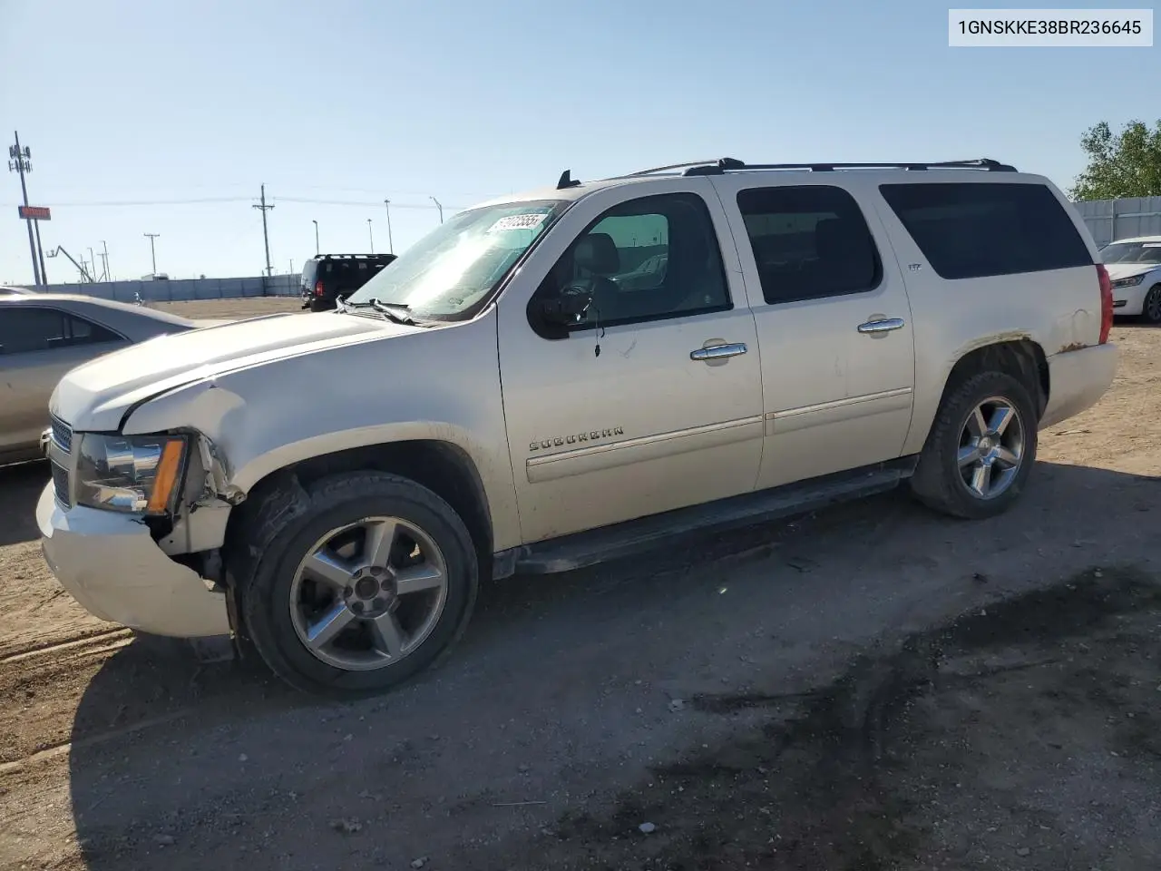 2011 Chevrolet Suburban K1500 Ltz VIN: 1GNSKKE38BR236645 Lot: 57072555