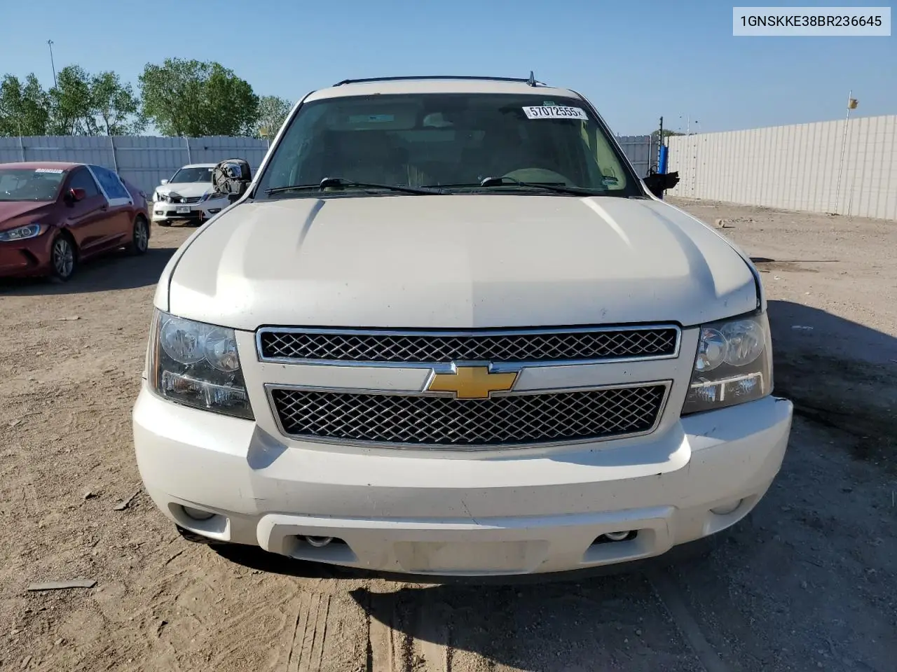 2011 Chevrolet Suburban K1500 Ltz VIN: 1GNSKKE38BR236645 Lot: 57072555