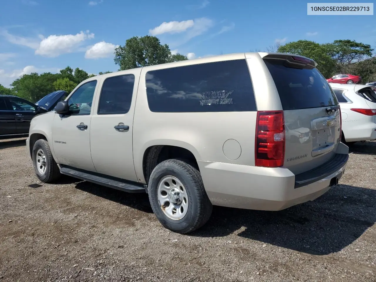 2011 Chevrolet Suburban C1500 VIN: 1GNSC5E02BR229713 Lot: 61527225
