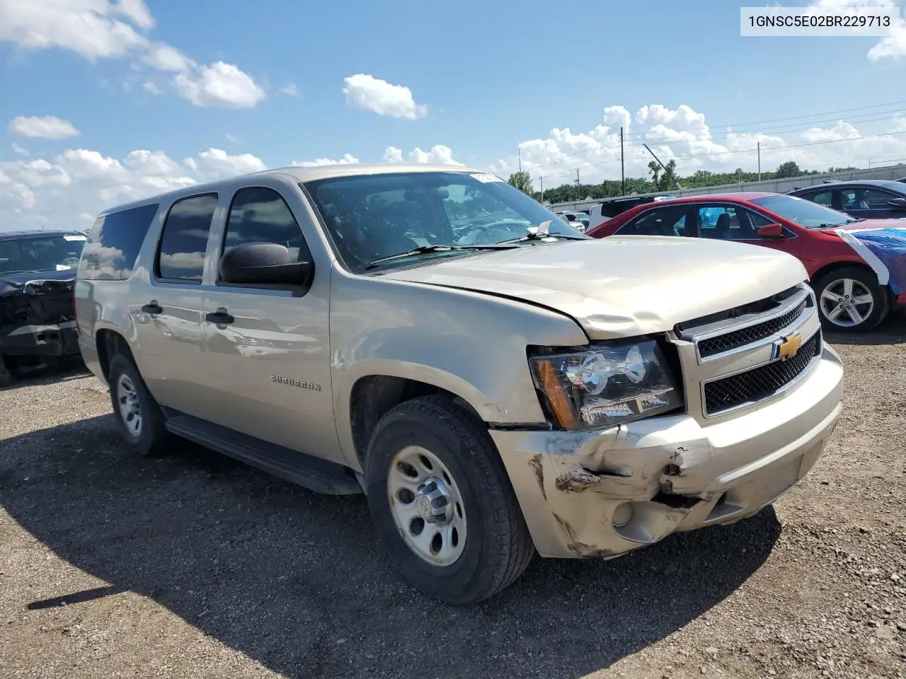 2011 Chevrolet Suburban C1500 VIN: 1GNSC5E02BR229713 Lot: 61527225