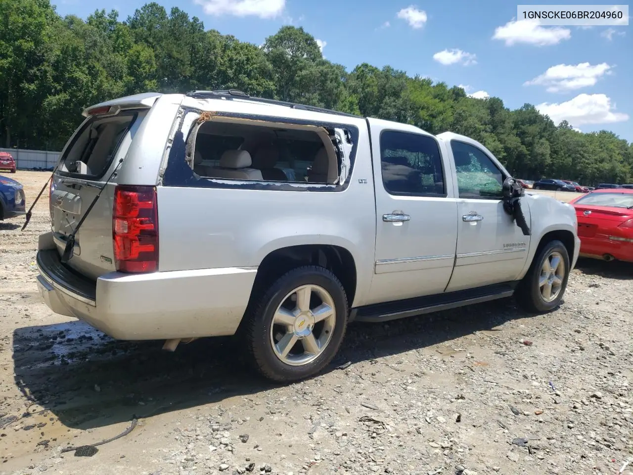2011 Chevrolet Suburban C1500 Ltz VIN: 1GNSCKE06BR204960 Lot: 63022145
