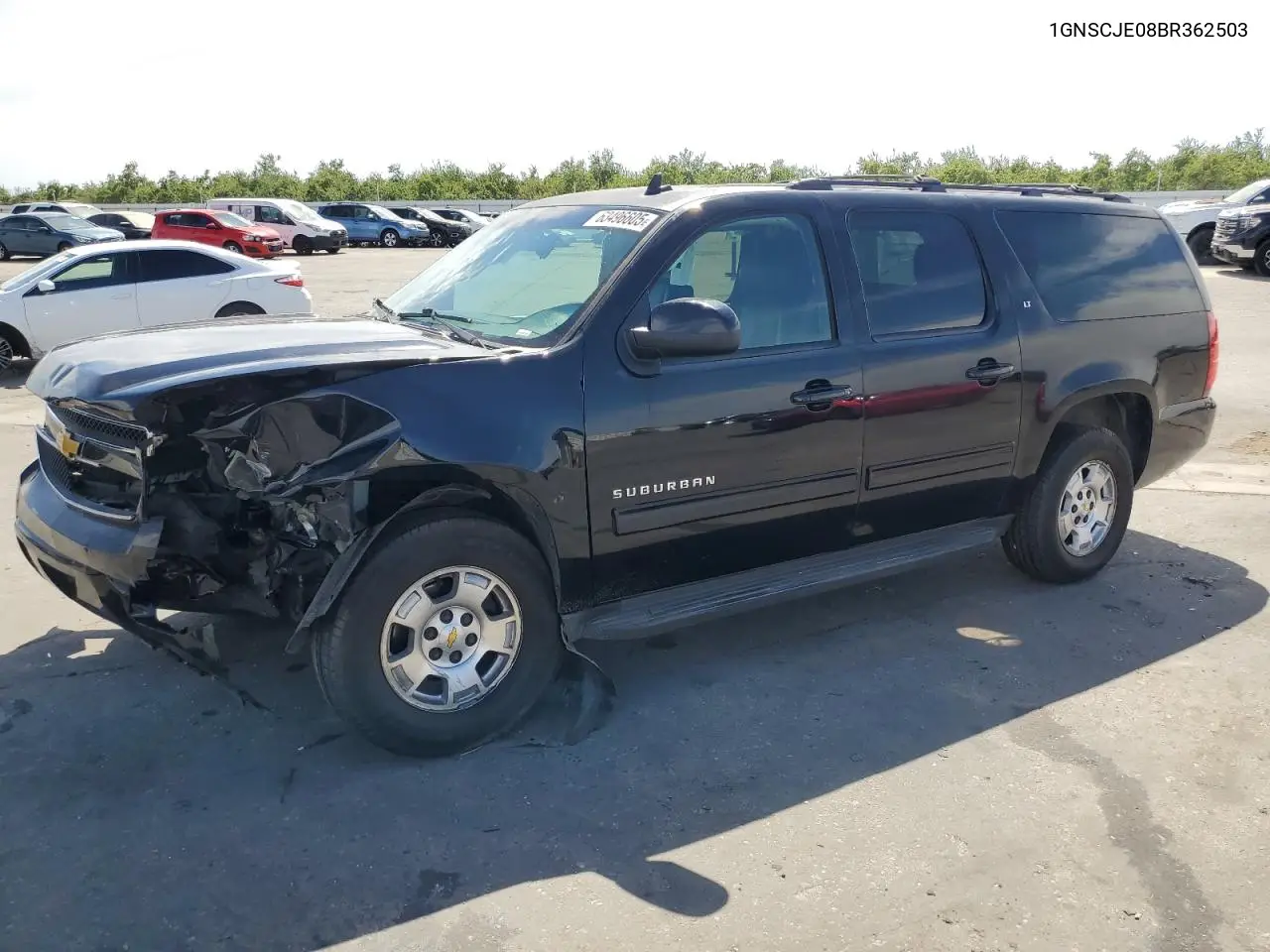 2011 Chevrolet Suburban C1500 Lt VIN: 1GNSCJE08BR362503 Lot: 63496605