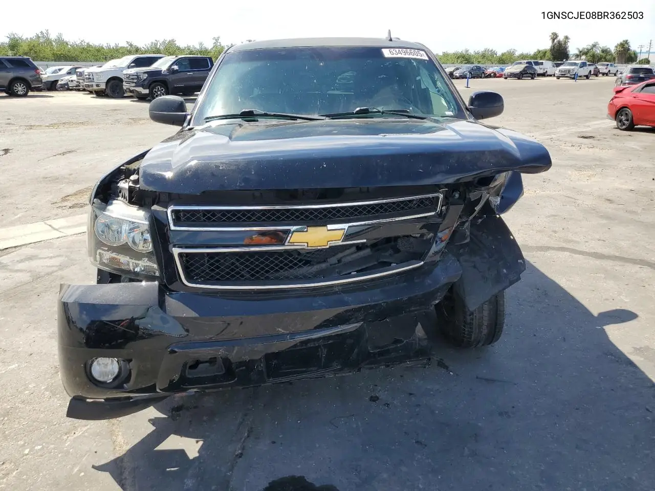 2011 Chevrolet Suburban C1500 Lt VIN: 1GNSCJE08BR362503 Lot: 63496605