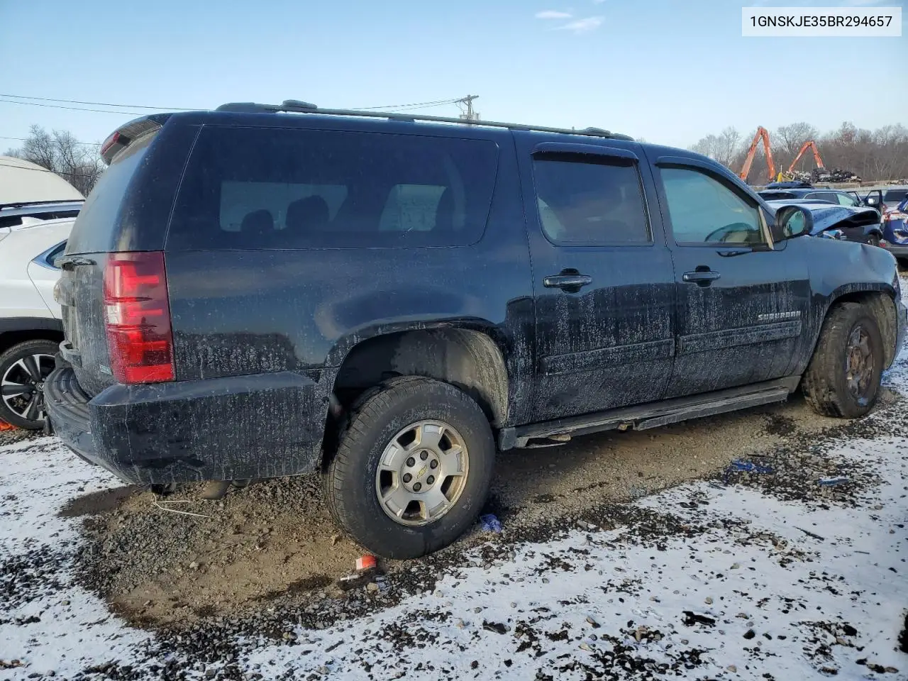 2011 Chevrolet Suburban K1500 Lt VIN: 1GNSKJE35BR294657 Lot: 88922375