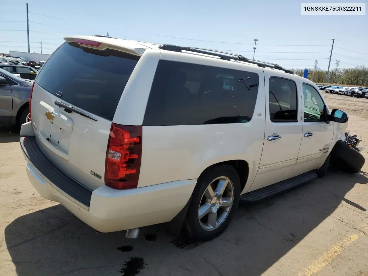 2012 Chevrolet Suburban K1500 Ltz VIN: 1GNSKKE75CR322211 Lot: 54891885