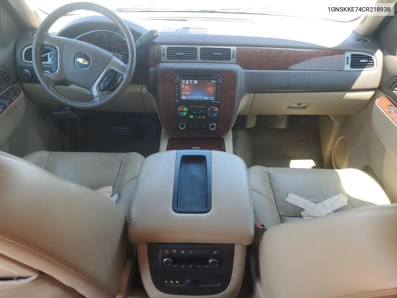 2012 Chevrolet Suburban K1500 Ltz VIN: 1GNSKKE74CR218938 Lot: 55520875