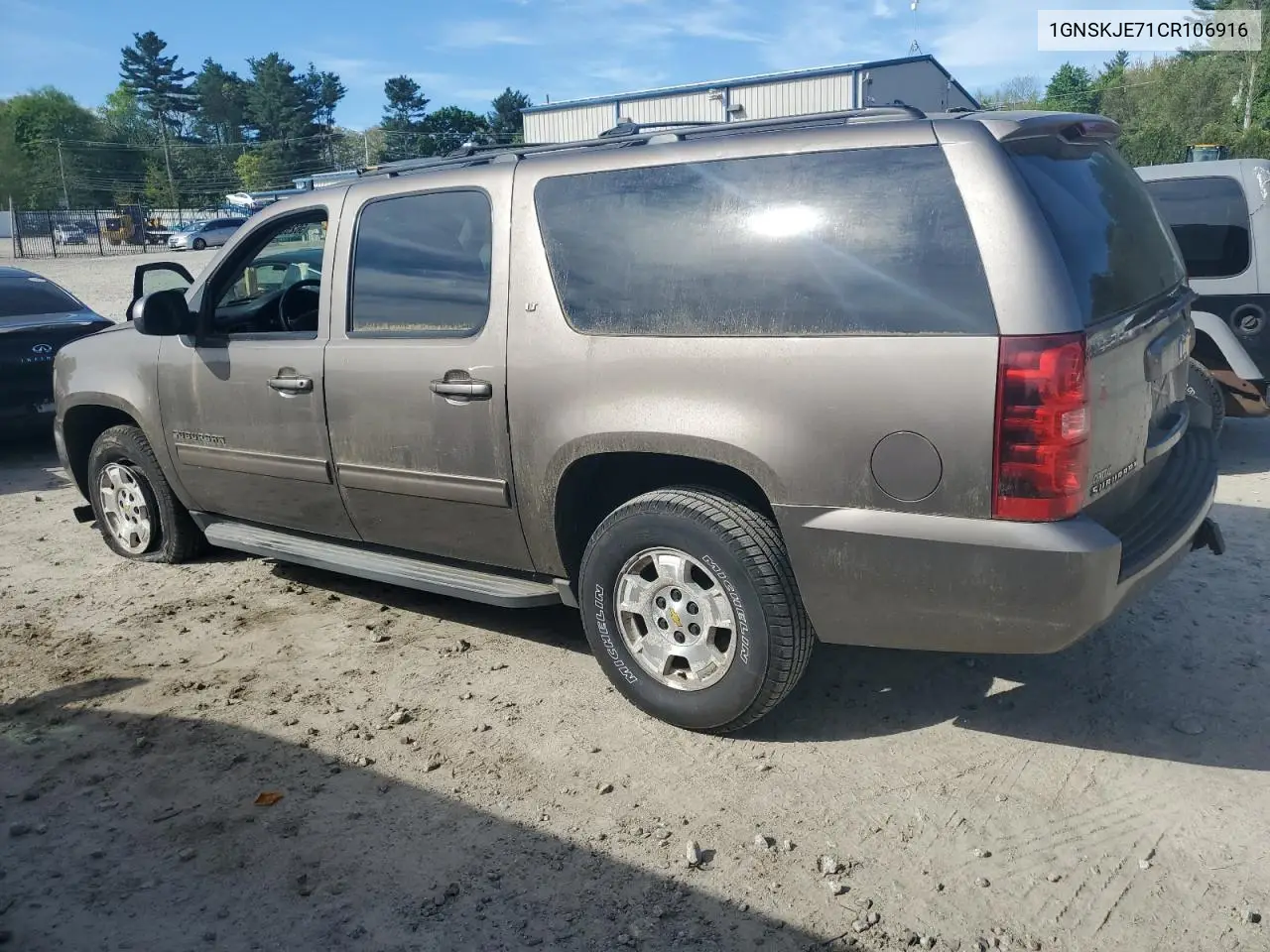 2012 Chevrolet Suburban K1500 Lt VIN: 1GNSKJE71CR106916 Lot: 56253915