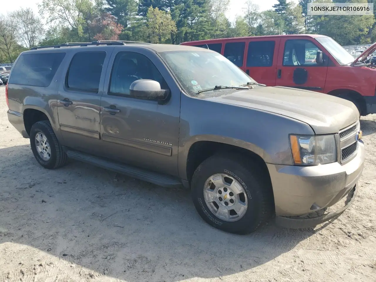 2012 Chevrolet Suburban K1500 Lt VIN: 1GNSKJE71CR106916 Lot: 56253915
