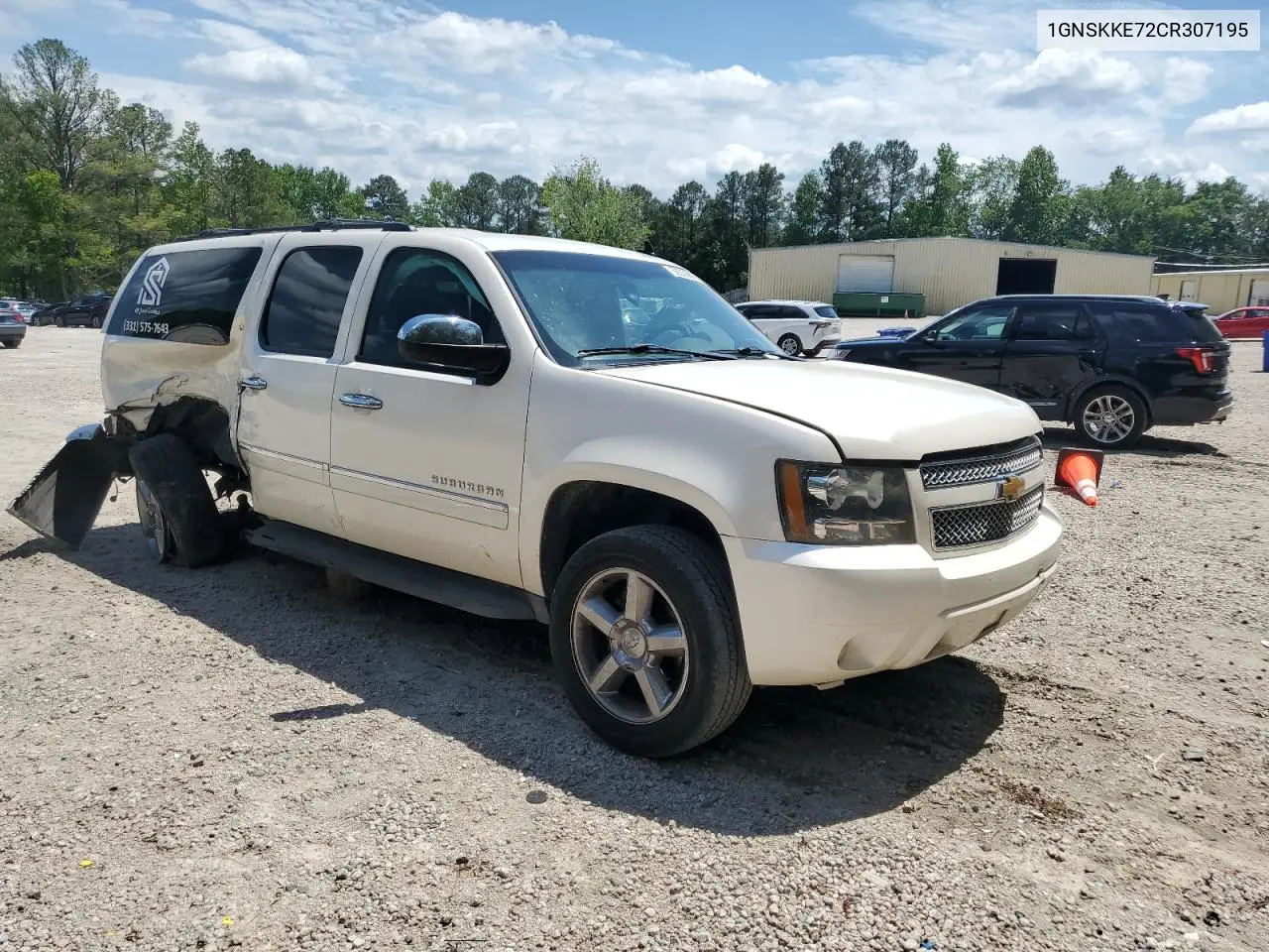2012 Chevrolet Suburban K1500 Ltz VIN: 1GNSKKE72CR307195 Lot: 56309865