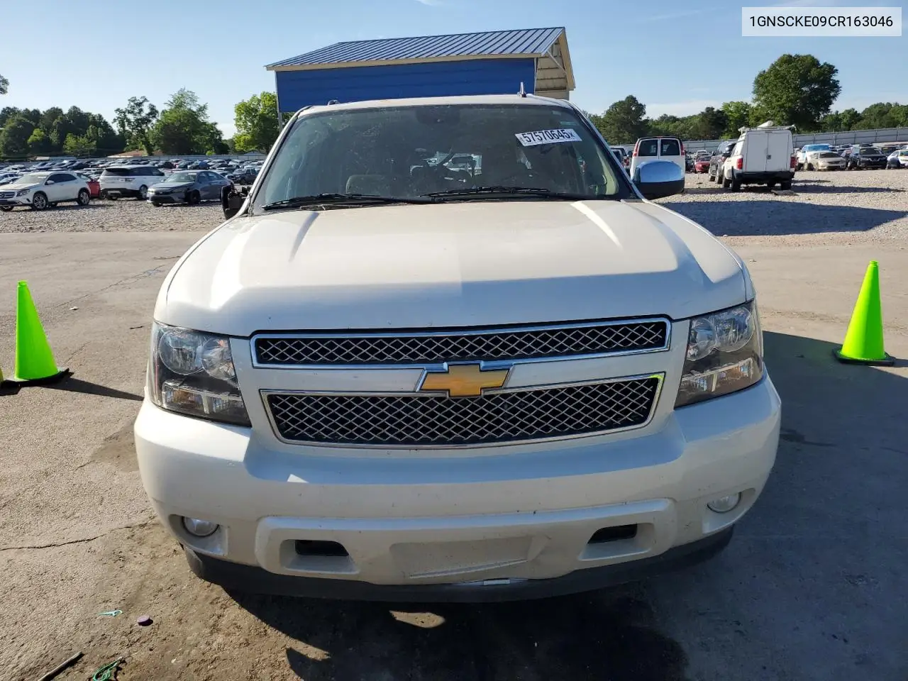2012 Chevrolet Suburban C1500 Ltz VIN: 1GNSCKE09CR163046 Lot: 57570645