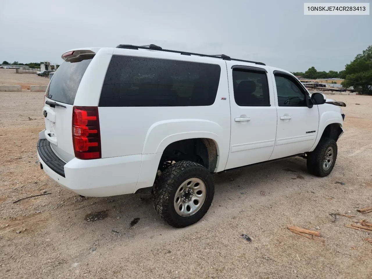 2012 Chevrolet Suburban K1500 Lt VIN: 1GNSKJE74CR283413 Lot: 58712895