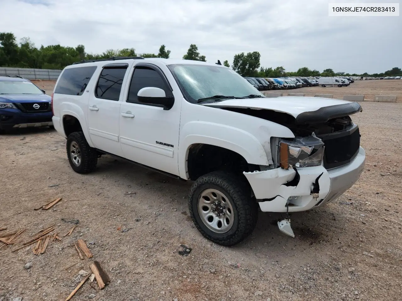2012 Chevrolet Suburban K1500 Lt VIN: 1GNSKJE74CR283413 Lot: 58712895