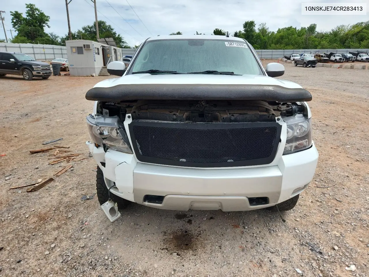 2012 Chevrolet Suburban K1500 Lt VIN: 1GNSKJE74CR283413 Lot: 58712895