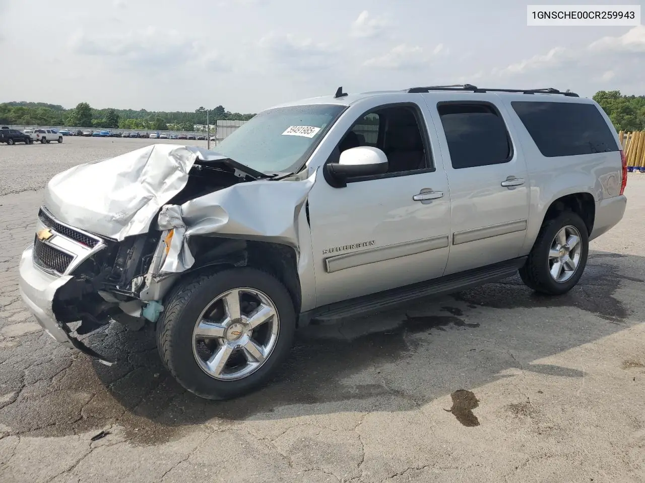 2012 Chevrolet Suburban C1500 Ls VIN: 1GNSCHE00CR259943 Lot: 59491985