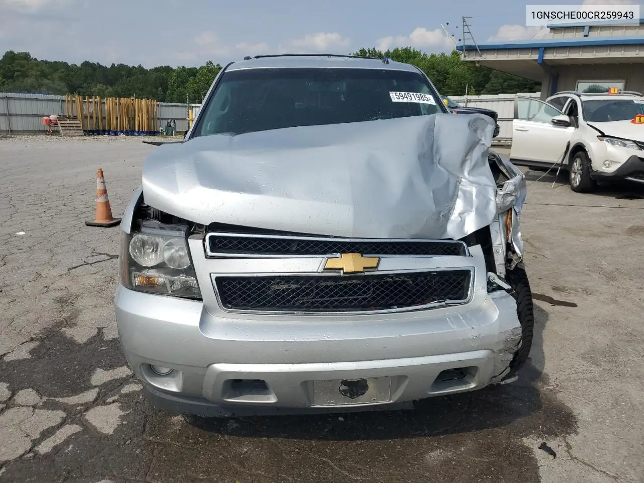 2012 Chevrolet Suburban C1500 Ls VIN: 1GNSCHE00CR259943 Lot: 59491985