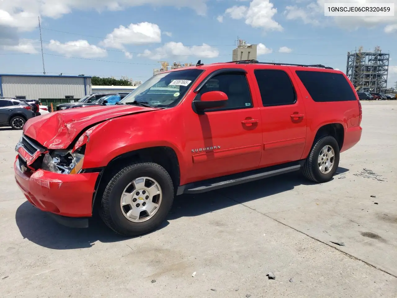 2012 Chevrolet Suburban C1500 Lt VIN: 1GNSCJE06CR320459 Lot: 62087665
