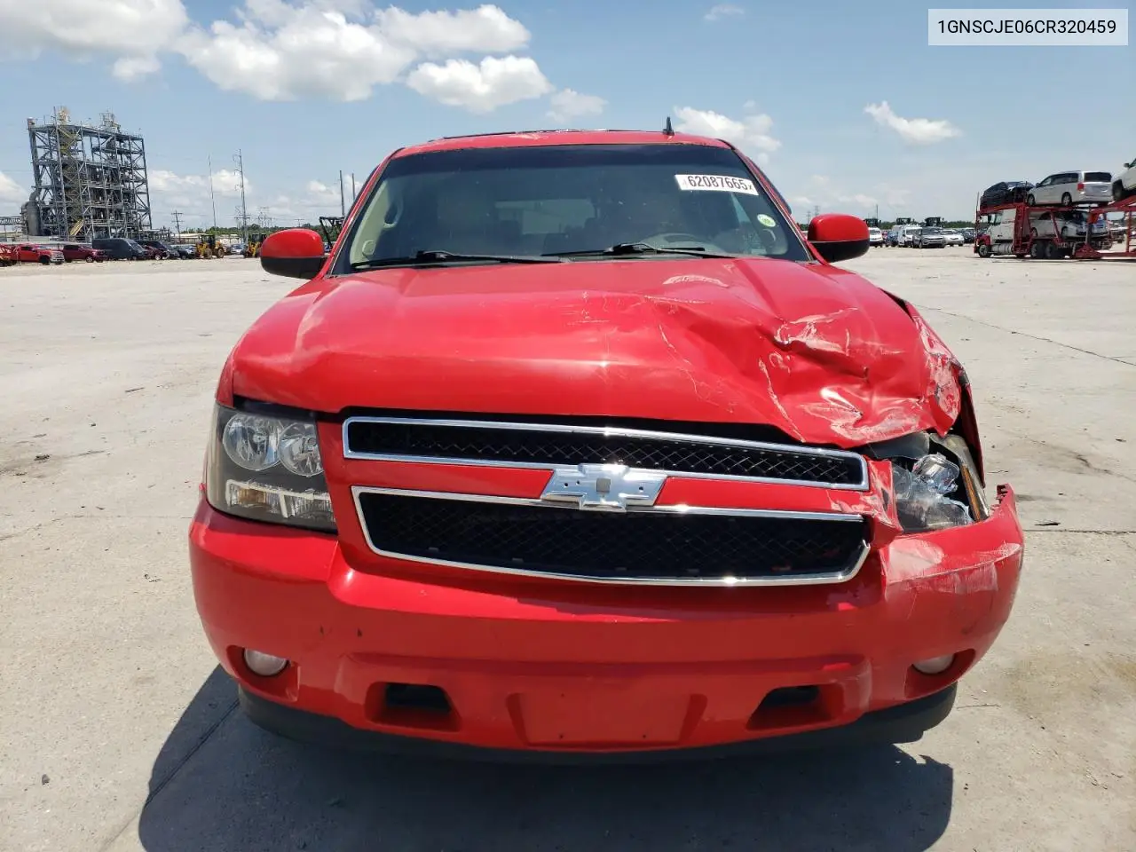 2012 Chevrolet Suburban C1500 Lt VIN: 1GNSCJE06CR320459 Lot: 62087665