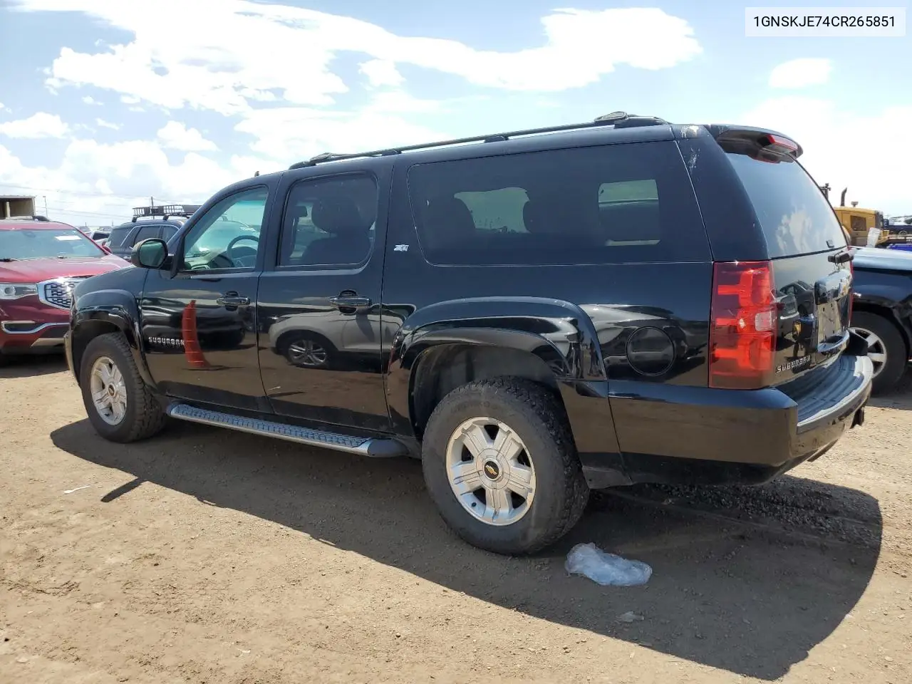 2012 Chevrolet Suburban K1500 Lt VIN: 1GNSKJE74CR265851 Lot: 62297875