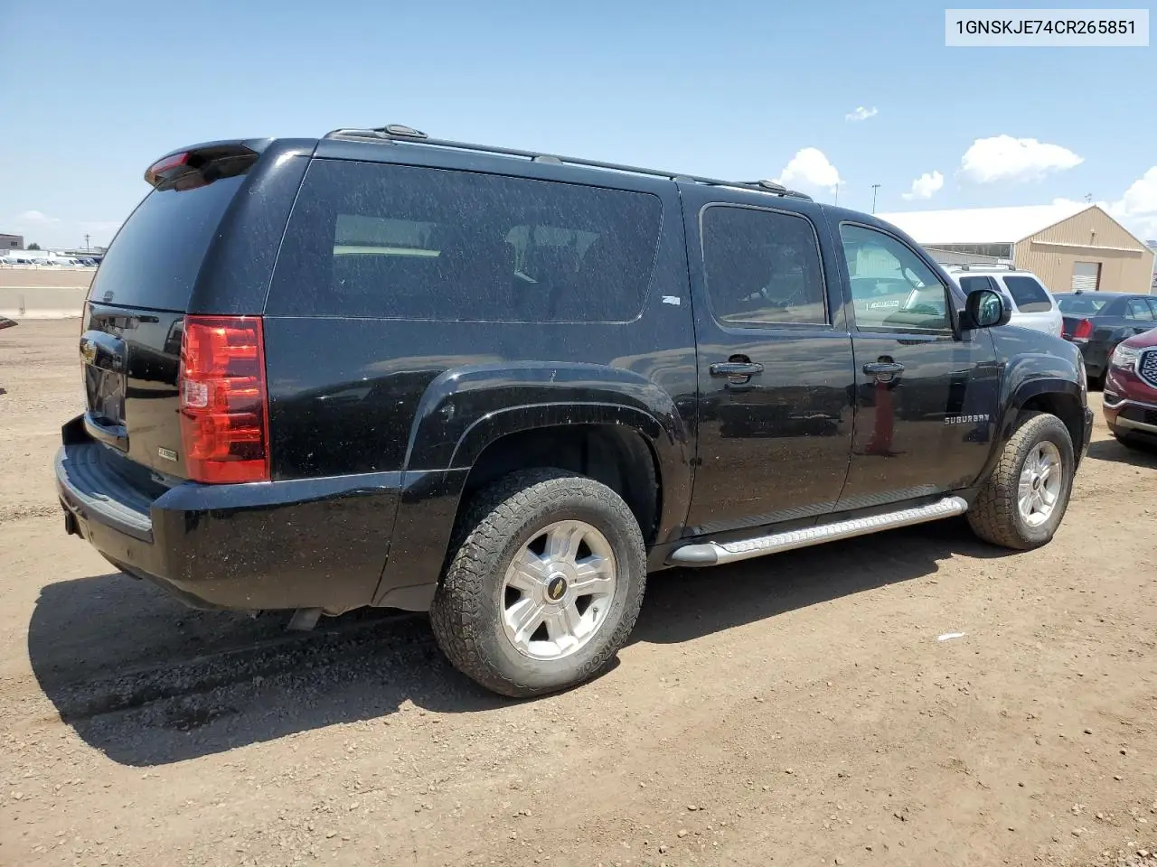 2012 Chevrolet Suburban K1500 Lt VIN: 1GNSKJE74CR265851 Lot: 62297875