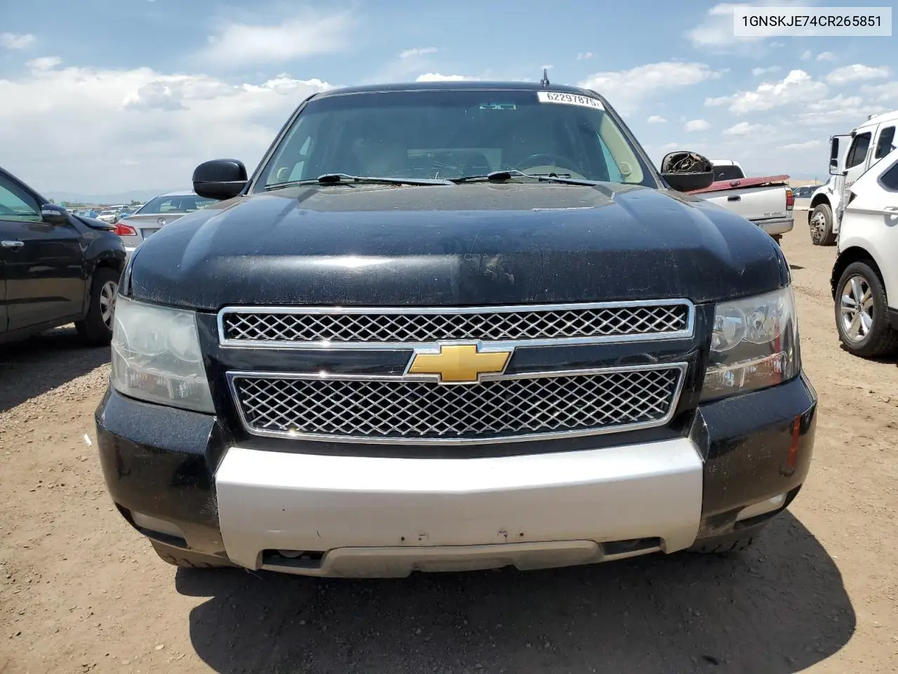 2012 Chevrolet Suburban K1500 Lt VIN: 1GNSKJE74CR265851 Lot: 62297875