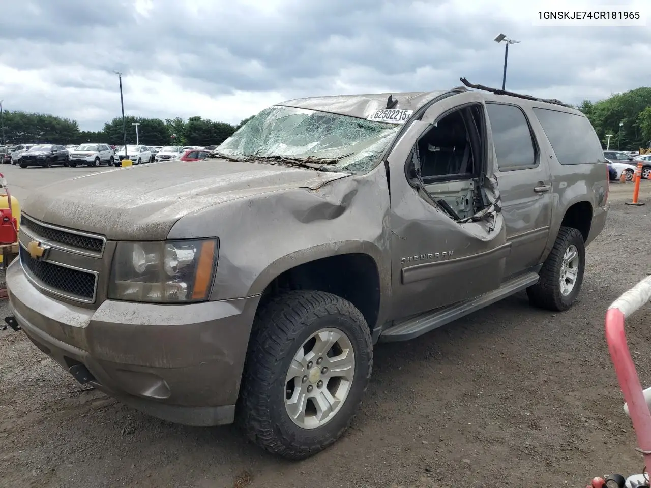 2012 Chevrolet Suburban K1500 Lt VIN: 1GNSKJE74CR181965 Lot: 62502215