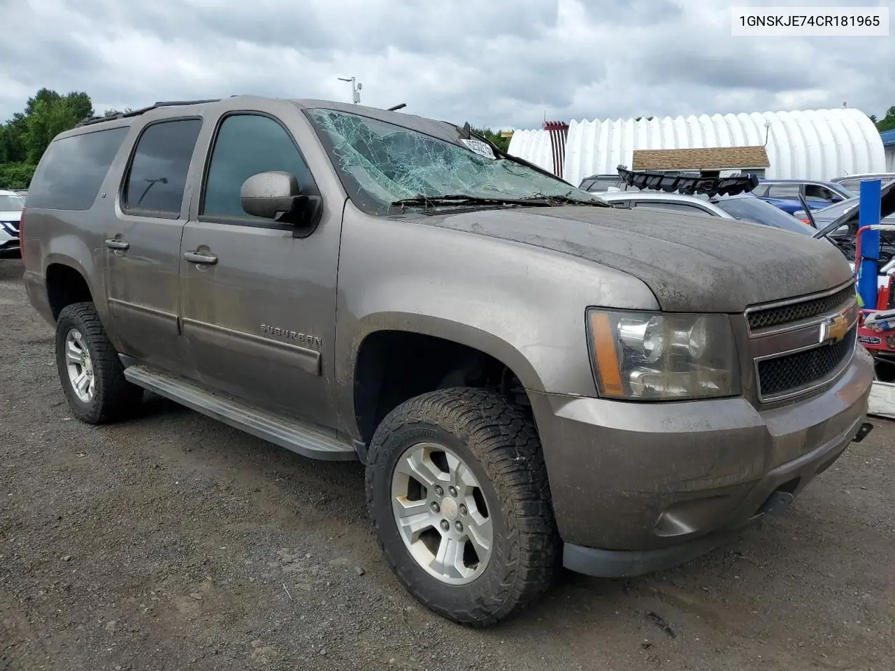 2012 Chevrolet Suburban K1500 Lt VIN: 1GNSKJE74CR181965 Lot: 62502215