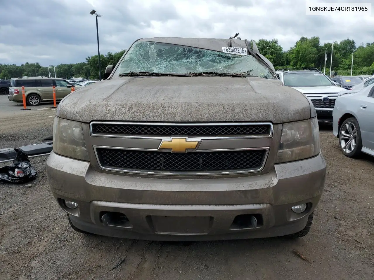 2012 Chevrolet Suburban K1500 Lt VIN: 1GNSKJE74CR181965 Lot: 62502215