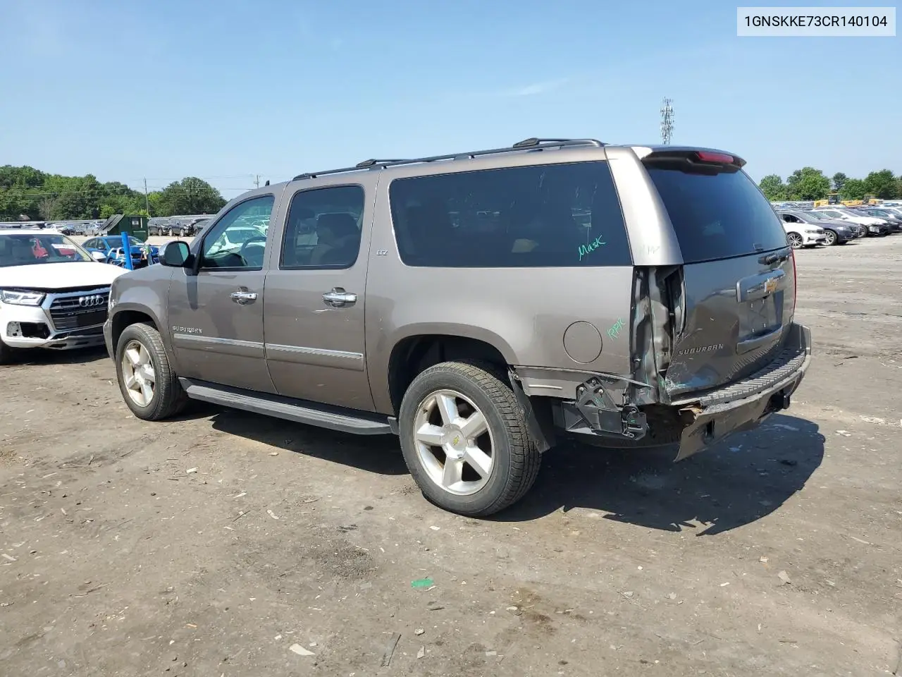 2012 Chevrolet Suburban K1500 Ltz VIN: 1GNSKKE73CR140104 Lot: 62504165