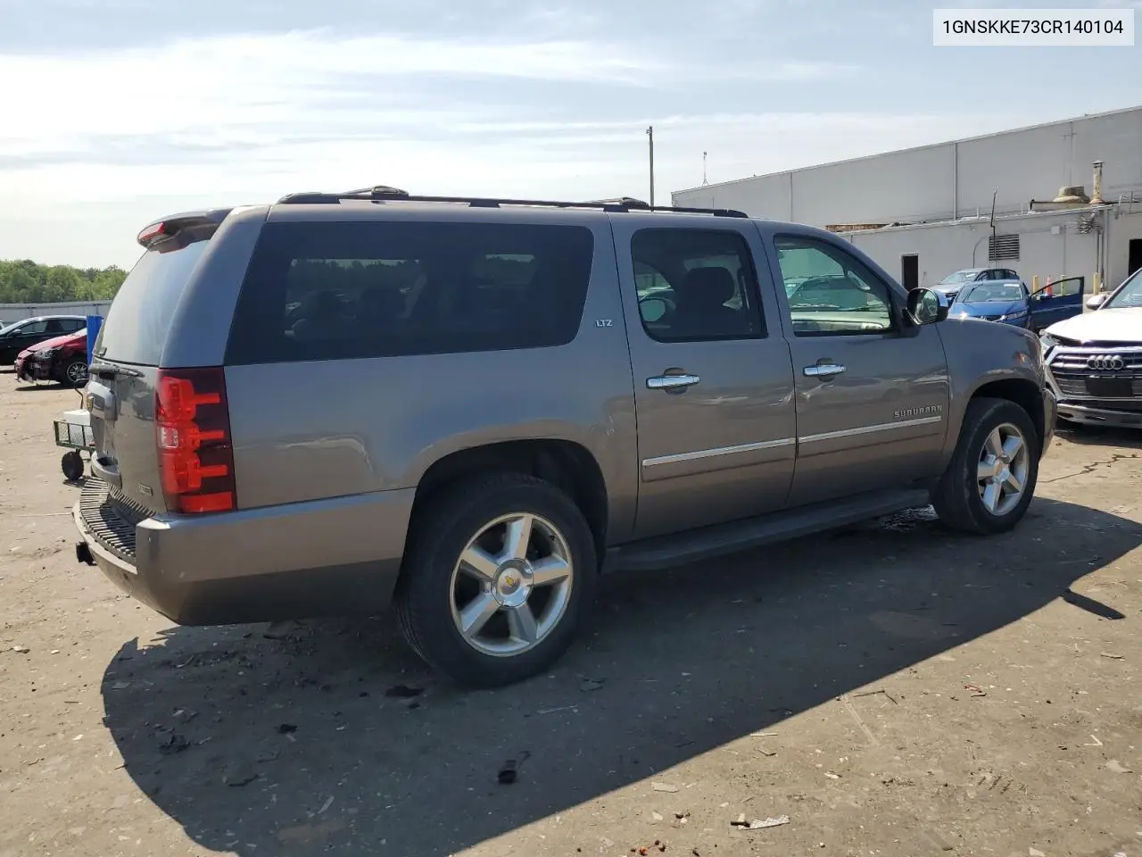 2012 Chevrolet Suburban K1500 Ltz VIN: 1GNSKKE73CR140104 Lot: 62504165