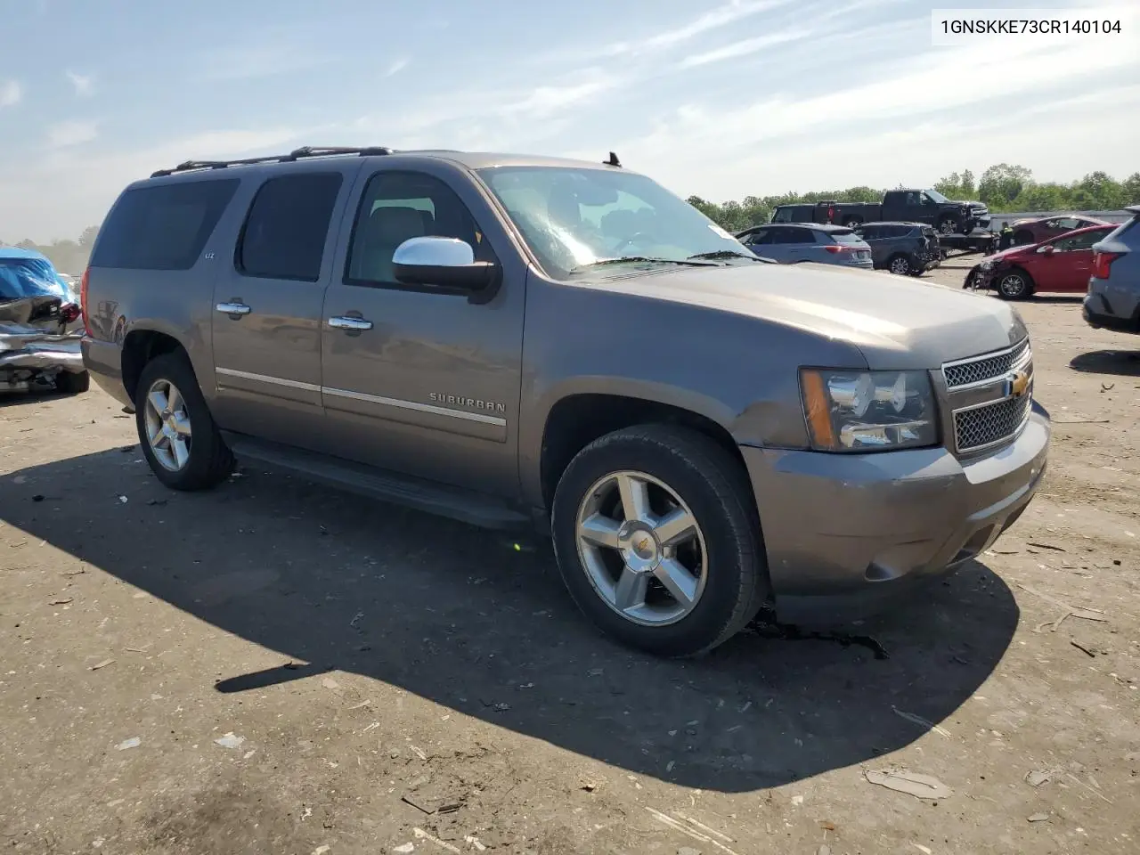 2012 Chevrolet Suburban K1500 Ltz VIN: 1GNSKKE73CR140104 Lot: 62504165