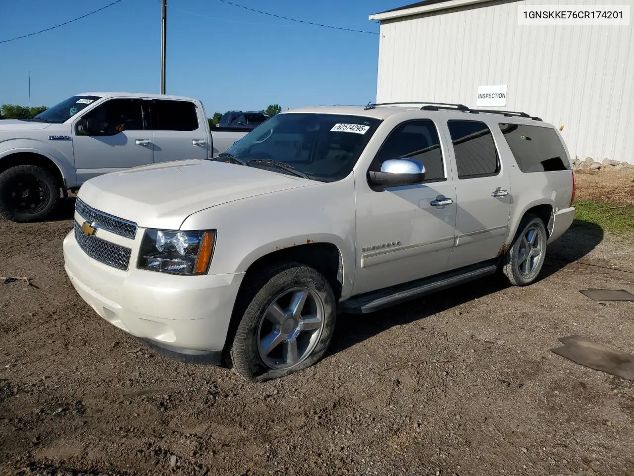 2012 Chevrolet Suburban K1500 Ltz VIN: 1GNSKKE76CR174201 Lot: 62574295