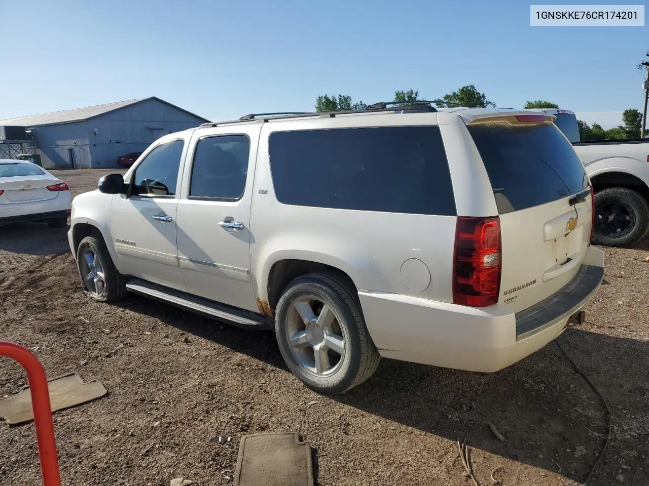 2012 Chevrolet Suburban K1500 Ltz VIN: 1GNSKKE76CR174201 Lot: 62574295