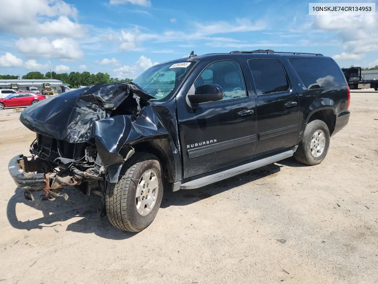 2012 Chevrolet Suburban K1500 Lt VIN: 1GNSKJE74CR134953 Lot: 62585965