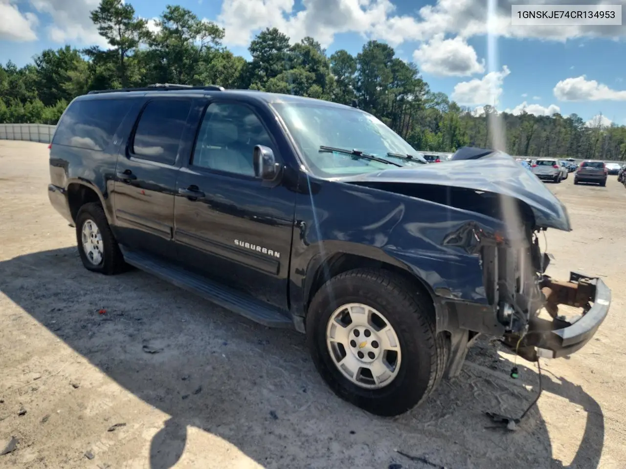 2012 Chevrolet Suburban K1500 Lt VIN: 1GNSKJE74CR134953 Lot: 62585965