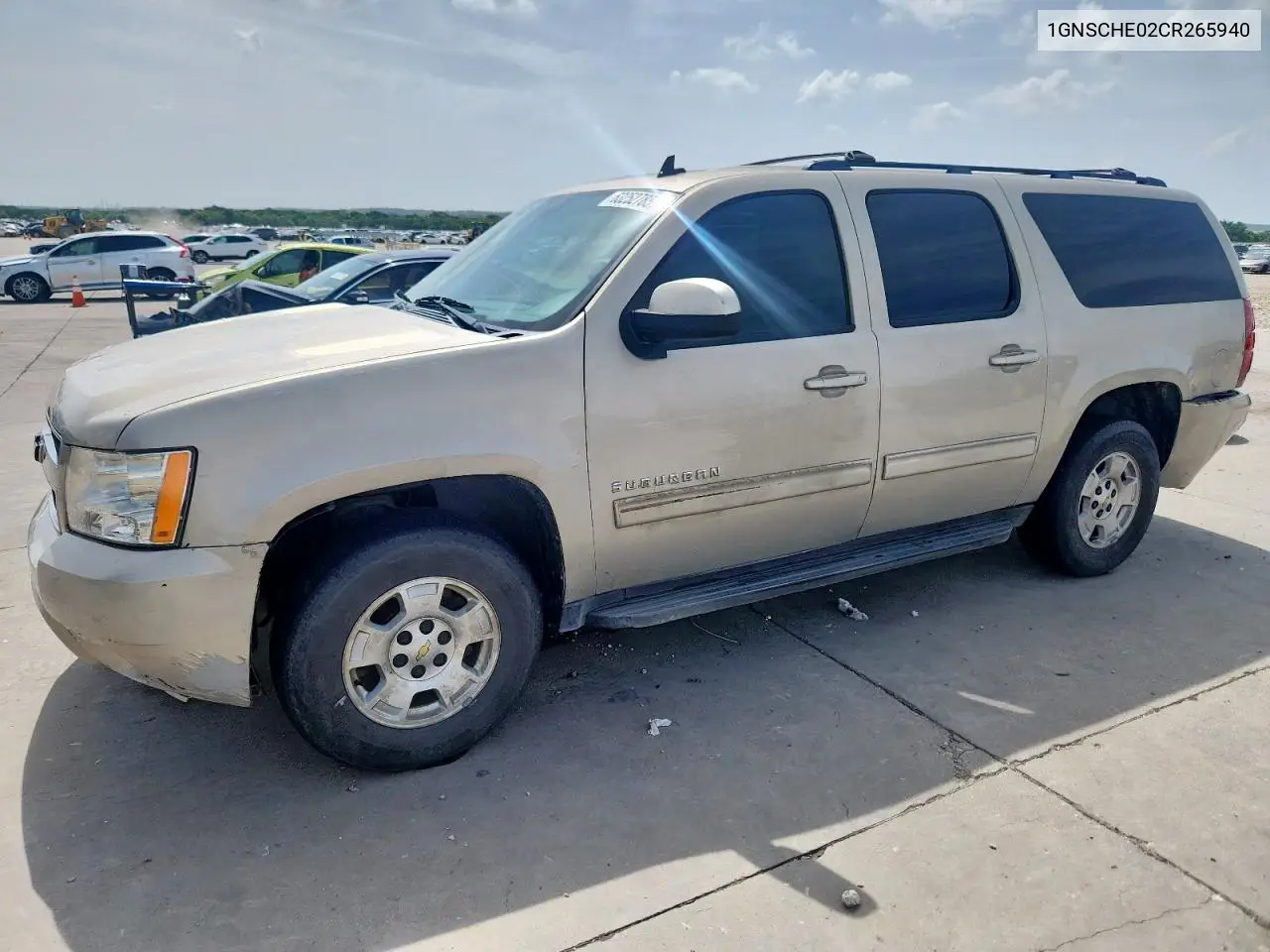 2012 Chevrolet Suburban C1500 Ls VIN: 1GNSCHE02CR265940 Lot: 63252785