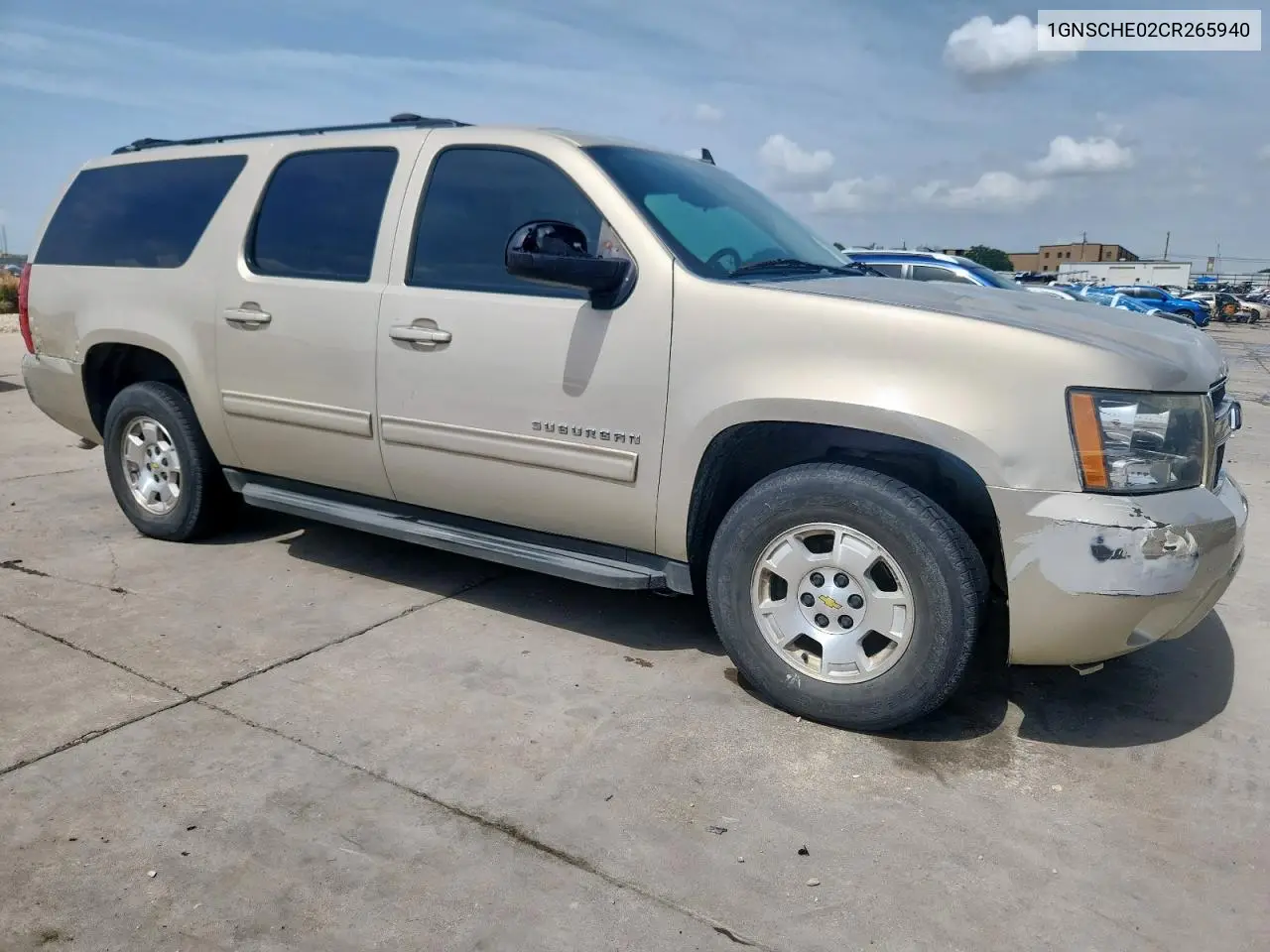 2012 Chevrolet Suburban C1500 Ls VIN: 1GNSCHE02CR265940 Lot: 63252785