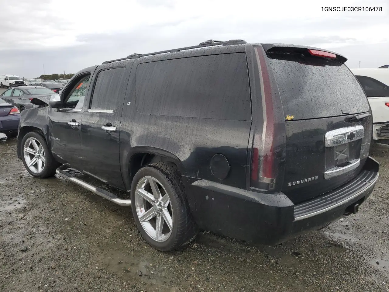 2012 Chevrolet Suburban C1500 Lt VIN: 1GNSCJE03CR106478 Lot: 81339414